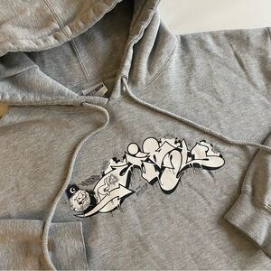 FIFTY 24SF Hoodie Men L USA Made Graffiti Skater Punk Goth